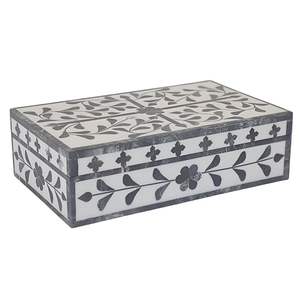 Geometric Design Bone Jewellery <b>Box</b> Luxury Resin Bone Decorative Storage <b>Box</b> Bone Inlay <b>Box</b> home at factory wholesale price - Product Image 2