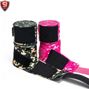 Vendas de Boxeo Azules SUMROOS, Vendaje de Soporte para Puños de Algodón Ecológico para Entrenamiento de MMA y Lucha Libre, Cómodas para Usar en Todas las Estaciones - Product Image 2