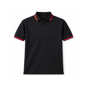 เสื้อโปโลแขนสั้นผ้าฝ้ายถัก 100% แห้งเร็วสำหรับผู้ชาย ออกแบบเองได้ มีกระเป๋าเสื้อแบบเรียบ ขายส่ง รับสกรีนโลโก้ตามสั่ง - Product Image 2