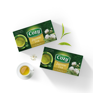 Vente directe usine – Sachets de thé biologique au jasmin saveur rafraîchissante – Sachets de thé à double compartiment – Emballage de sachets de thé - Product Image 1