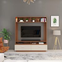 Dartix Modern TV Eğlence Duvar Ünitesi, 50 inç'e kadar TV'ler için Tasarlanmış Depolama Bölmeleriyle