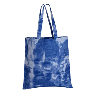 New Good Simple High-Quality 100% Cotton Shoulder Closure Tie Dye Tote <b>Bag</b> With Custom Logo And Solid Color - Product Image 1