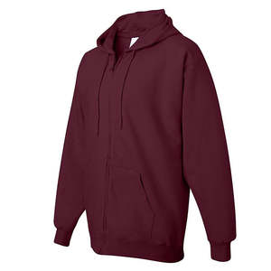 Sudadera con capucha para hombre, estilo urbano, 100% algodón, forro polar grueso, antiarrugas, transpirable, lisa, con capucha. - Product Image 2
