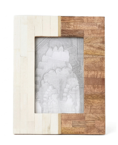 <b>4x6</b> Picture <b>Frame</b> Boho Picture Mango Wood <b>Frame</b> Contemporary Decor Bone Inlay Photo Wedding Handmade <b>Frame</b> - Product Image 1