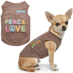 Manufacture Customized Text Pet Clothes Dog <b>T</b> Shirt Cotton Blank Puppy Vest Soft Trendy <b>Cat</b> Apparel Plain Solid Color - Product Image 1