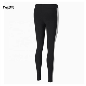 TWILL SPORTS Wholesale Breathable Summer Comfortable Soft Cotton/Bamboo High Waist <b>Tummy</b> <b>Control</b> Seamless Yoga Leggings Women - Product Image 6