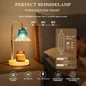Regalos de Navidad y Cumpleaños para Mamá, Lámpara Calentadora de Velas Eléctrica con Regulador de Intensidad, Calentador de Fragancias con Temporizador para el Hogar - Product Image 6