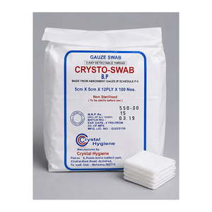 Hecho en India, Calidad Excepcional, Tela 100% Algodón con Gasa Detectable por Rayos X, No Estéril, al Precio de Mercado Mínimo - Product Image 1