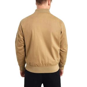 เสื้อแจ็คเก็ตบอมเบอร์ผู้ชายคุณภาพสูงราคาส่ง สวมใส่สบาย กันลม สำหรับผู้ใหญ่ บริการ OEM มีจำหน่าย โดย HI 2026 - Product Image 4