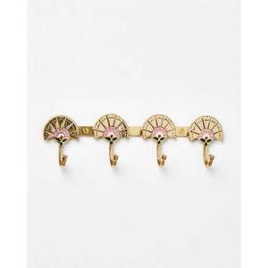 Nordic Cream White Rose Metal Wall <b>Hook</b> Decorative Vintage Flower Bouquet Single Coat Hanger Shabby Chic <b>Towel</b> Holder Unit - Product Image 3