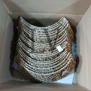 Cómoda Base Redonda para Árbol de Navidad de Jacinto y Pasto Marino, Hecha en Vietnam, B2B - Product Image 3