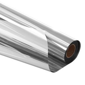 Pellicola Adesiva Unidirezionale per Finestre, Protezione Solare e Controllo del Calore, Effetto Specchio Riflettente, Adesivo Trasparente per Vetri - Product Image 1