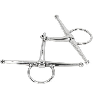 Bocado de acero inoxidable para caballo con cadena para equitación - Product Image 3