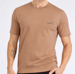 เสื้อยืดคอตตอนพรีเมียมผู้ชาย ทรงปกติ เนื้อผ้านุ่ม ระบายอากาศดี คอกลม สวมใส่สบาย เหมาะสำหรับฤดูร้อน ใส่ได้ทุกวัน สไตล์สตรีทแวร์ สำหรับขายปลีก - Product Image 1