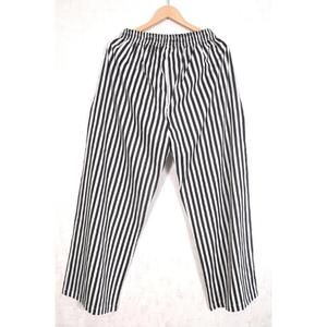Striped Cotton Pajama <b>Pants</b> <b>Women</b>, Lightweight Casual Trousers, Comfortable Sleepwear and <b>Lounge</b> Clothing - Product Image 4
