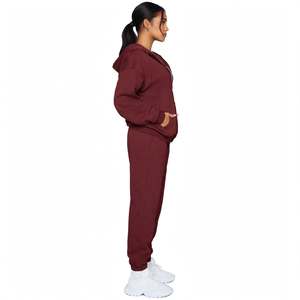 Conjunto Deportivo para Mujer, Personalizado OEM, Alta Calidad, Nuevas Llegadas, Chaqueta Corta Cortavientos, Sudadera Holgada Informal - Product Image 2