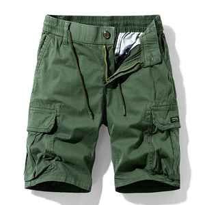 Summer Men <b>Camouflage</b> Cotton <b>Cargo</b> Shorts Men's Fashion Multi-pocket Casual Shorts Pants Outwear Breathable Joggers Shorts Male - Product Image 5