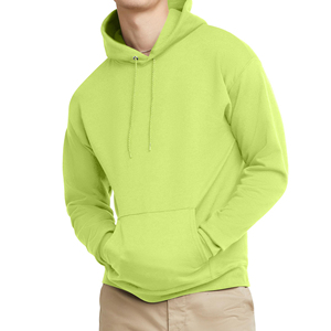 Sudadera con Capucha Verde Lima para Hombre, Corte Regular, 100% Algodón Tejido, Estilo Casual, para Otoño - Product Image 2