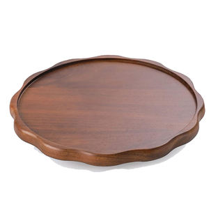 Bandeja de Servir de Madera Rústica con Diseño Floral de Aaliyan Impex, para Hoteles, Restaurantes, Cafeterías, Servicios de Catering, Cocina Casera - Product Image 1