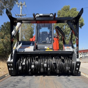 Kubota SVL97-3 Compact Track Loader With Forestry <b>Mulcher</b> Powerful Hydraulic System Wholesale Price Available - Product Image 2