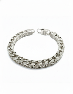 Bracelet gourmette cubaine lourde en or 14 carats, sertie de diamants 5 carats, style Hip Hop, pièce de luxe affirmée, 60 grammes, option 10 carats disponible - Product Image 2