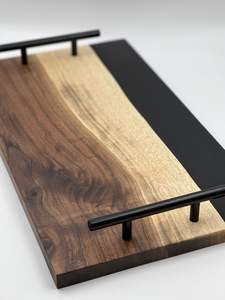 Plateau de service en bois naturel très demandé, résistant à la chaleur, pour la cuisine, porte-aliments et boissons pour la maison et les restaurants à prix raisonnable - Product Image 5