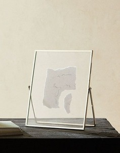 Elegant Slimline Metal Glass <b>Photo</b> Frame Luxury Tabletop Picture <b>Holder</b> Modern Decor - Product Image 2