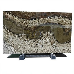 Dalles de sol en marbre gris Jupitor non poli, résistantes aux fissures et aux acides, 20 mm d'épaisseur, 118*65, pour salon, hall, salle à manger, bureau à domicile - Product Image 1