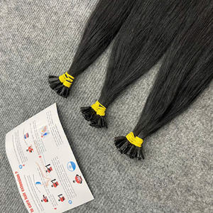 Nouvel Arrivage Extensions de Cheveux Naturels Noirs à Pointe K en Kératine, Lisses Naturels, 100% Cheveux Humains Vietnamiens, Haute Adhérence Sans Couture - Product Image 2