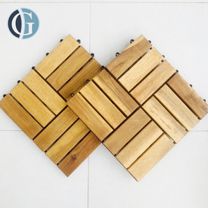 Viet Wood Contemporary Vietnam Acacia Wood Waterproof Anti-Slip <b>Interlocking</b> Matt Finish Deck <b>Tiles</b> <b>Floor</b> Planks More 5-Year - Product Image 3