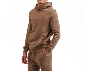 Nuevo Conjunto Deportivo de Alta Calidad con Efecto Desgastado, Sudadera con Bolsillos Laterales, Ropa Casual de Invierno, 100% Algodón, Corte Regular - Product Image 2