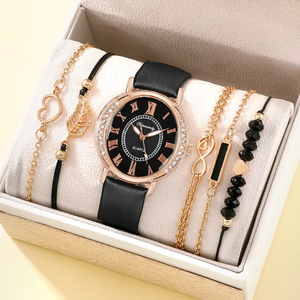 Relojes de Lujo para Mujer 9832 con 5 Pulseras, Conjunto de Relojes de Moda para Mujer 2023, Montre Femme - Product Image 3