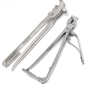 Juego de Emasculadores Serra y Riemer, Instrumentos Veterinarios para Castración, Juego de Herramientas Quirúrgicas Veterinarias de Acero Inoxidable, 2 Piezas - Product Image 1