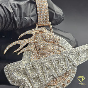 Colgante de Lujo con Logotipo de Caballo de los Denver Broncos, Estilo Hip Hop, Joyería de Moda - Product Image 2