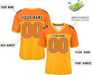 Maillot de football américain, fabricant professionnel, polyester mesh, sublimation, évacuation de la transpiration, durable, haute performance, uniforme - Product Image 4