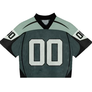 BRAND NAME <b>Men's</b> V-Neck Football Jersey Short Sleeve Sublimation Print Breathable Mesh Sporty Design 00 Number with Bird Pattern - Product Image 6