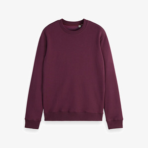 เสื้อสเวตเชิ้ตผู้ชายทรงปกติ คอกลม สีพื้น ผ้าถัก สีเขียวเข้ม สไตล์ลำลอง สำหรับใส่ในฤดูใบไม้ร่วง - Product Image 4