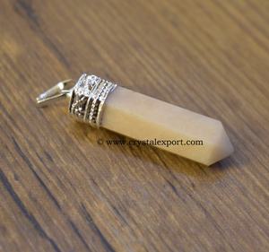 Septerian Pencil Pendants Handmade Pencil <b>Cut</b> <b>Stone</b> <b>for</b> Energy Healing, Earthy Tones & Boho Jewelry Lovers - Product Image 4