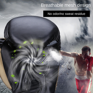 Guantes de Boxeo Personalizables de Material PU POWER MAX NW-036 para Entrenamiento y Competición, Impermeables, 8oz 12oz 16oz, para Uso Deportivo Adulto - Product Image 5