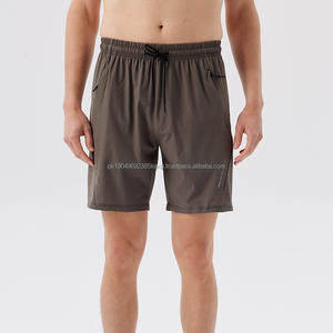 Short de jogging de gymnastique respirant Sports Running Activewear Zip Pocket Workout Reflective Strip Shorts - Product Image 2