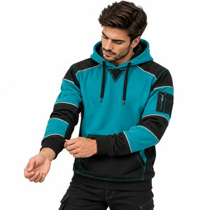 Sudadera con Capucha Reflectante de Alta Visibilidad, Ropa de Trabajo de Seguridad para Construcción, Carreteras, Trabajadores Industriales y al Aire Libre, Ropa de Seguridad Duradera y Cálida - Product Image 2