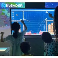Meja Permainan Interaktif dengan Layar Sentuh untuk Pembelajaran Sains Anak, Kios Permainan Multi Sentuh, Mendukung PC dan Android