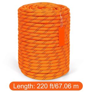 Corda in Poliestere a Doppia Trama 1/2 Pollice X 220 Piedi, 48 Fili, Resistenza alla Trazione 8000 LBS, Corda Multiuso per Campeggio e Altalene da Esterno - Product Image 5