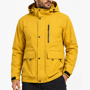 Vêtements chauds à capuche imperméables avec fermeture éclair pour la pêche, veste coupe-vent personnalisée avec logo, veste imperméable Gor Tex, taille plus - Product Image 4