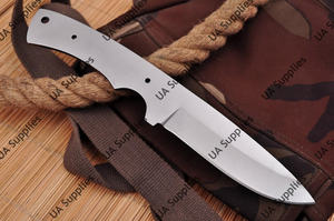 Cuchillo en Blanco Personalizable OEM ODM Forjado a Mano Plegable de Acero al Carbono Pulido con Punta Caída y Espiga Completa, Venta al por Mayor Directa de Fábrica - Product Image 5