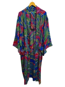 Kimono de seda Bridel con patchwork, túnica larga para cubrir el bikini, ropa de noche, hecho a mano, estilo vintage indio, kimono de sari de seda reciclada. - Product Image 6