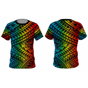 T-shirt à prix bas au design polynésien, vêtement de plage, séchage rapide, écologique, personnalisé, confortable - Product Image 2