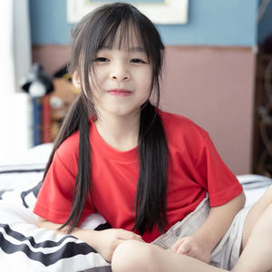 T-shirt unisexe pour enfants Ultifresh à col rond et manches courtes, logo uni au dos, écologique, respirant, séchage rapide, 100% polyester - Product Image 3