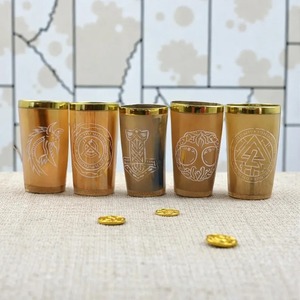 Jarra de Cerveza de Cuerno de Búfalo 100% Natural, Tallada a Mano, Ecológica, Hecha en India, Tamaño Personalizable - Product Image 1