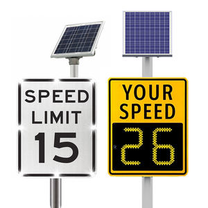 Custom 30mph 40km 60mph Reflective Solar LED Speed Limit <span class=keywords><strong>Road</strong></span> Sign 69 Signage Board on <span class=keywords><strong>Road</strong></span> Reino Unido EUA Sign Speed Limit 59 - Product Image 4